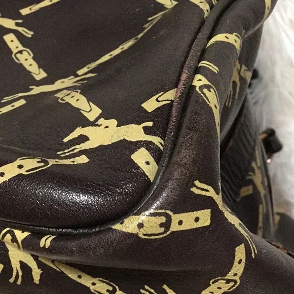 Longchamp vintage brown leather Boston bag - Picture 13 of 16